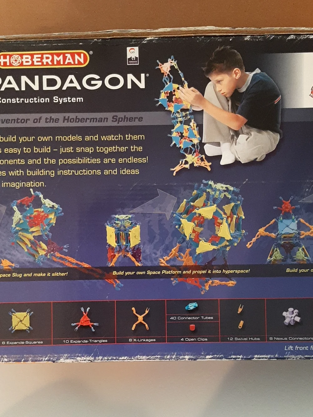 Hoberman expandagon construction